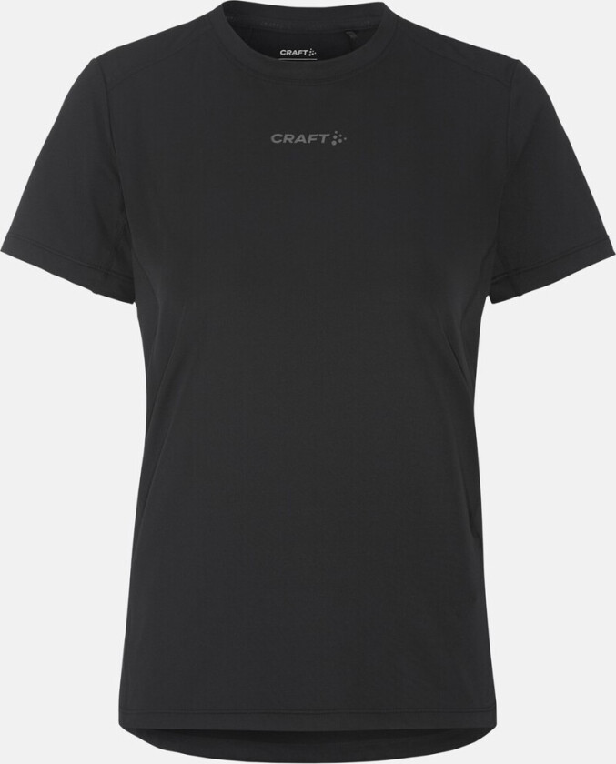 ADV ESSENCE SS TEE 2 W, BLACK, 2XL, Løpeklær