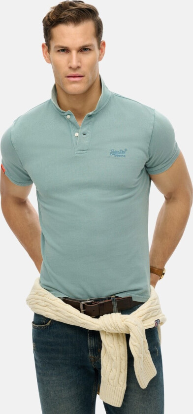 VINT DESTROY POLO, Destroy Tourmaline Blue, M, Piketrøyer