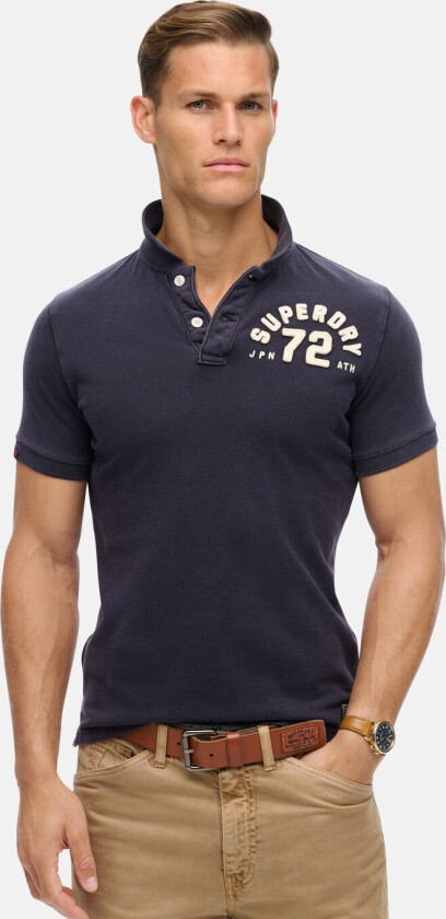 VINTAGE ATHLETIC POLO, Eclipse Navy, XL, Piketrøyer