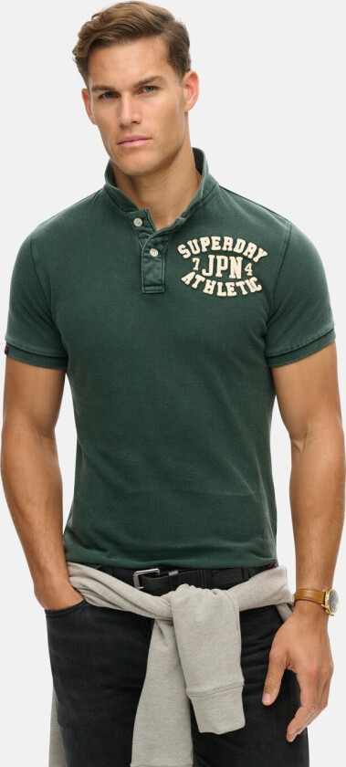 VINTAGE ATHLETIC POLO, Enamel Green, S, Piketrøyer