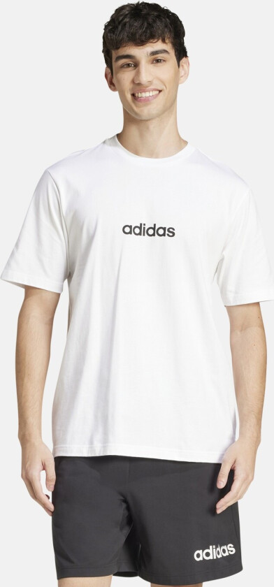 M LIN SJ T, WHITE/BLACK, XS, T-shirts