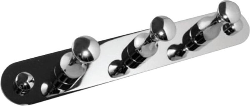 Azur Håndklehenger 3-kroker Krom