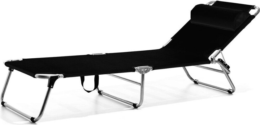 Amigo solseng, svart aluminium/tekstilene