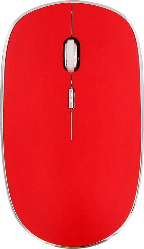 Ruby Series Trådløs USB-A-mus m. Silent Click - Rød