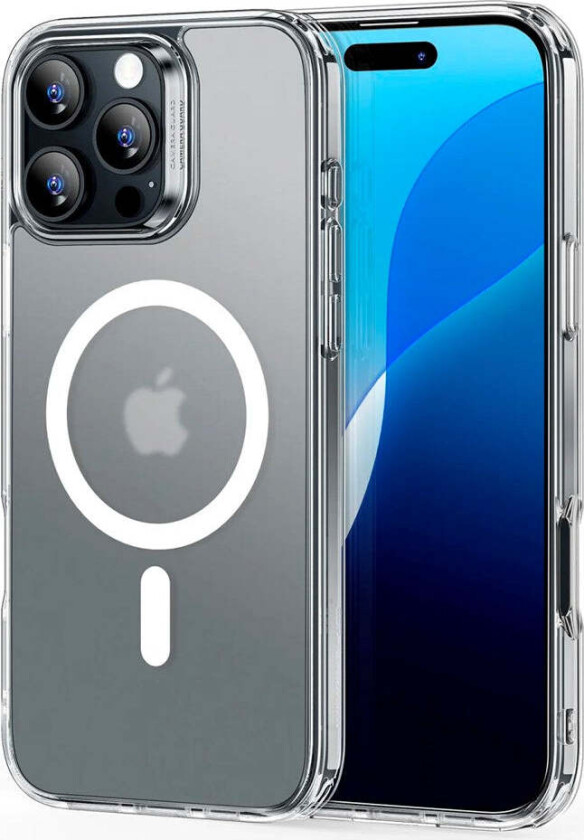 iPhone 16 Pro Classic Hybrid Deksel - MagSafe Kompatibel - Matt Gjennomsiktig