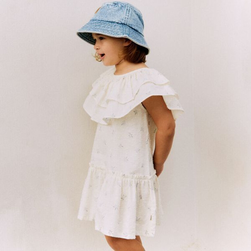 Kjole Bitten Blue Flowers