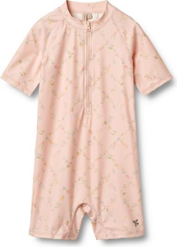 Badedrakt Cas Powder Checked Flowers