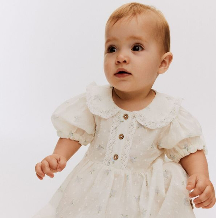 Kjole Adele Blue Flowers