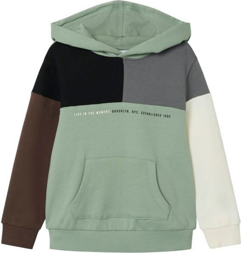 Name It Nkmponskol hettegenser til barn, Iceberg Green