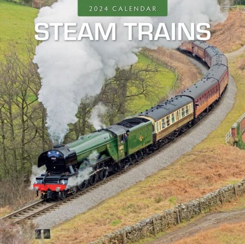 Steam Trains 2024 Square Wall Calendar av Red Robin Publishing Ltd.