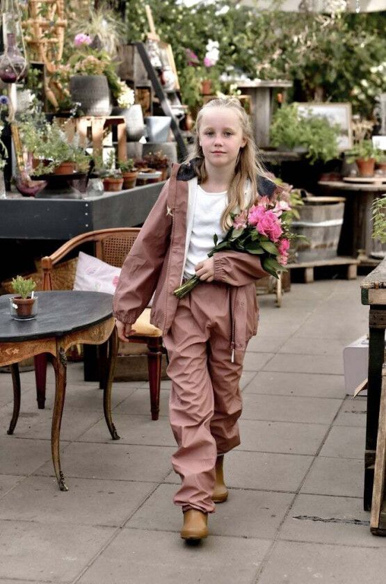Regnsett med Sele, Burlwood, 128 - Regntøy - Polyester,PU