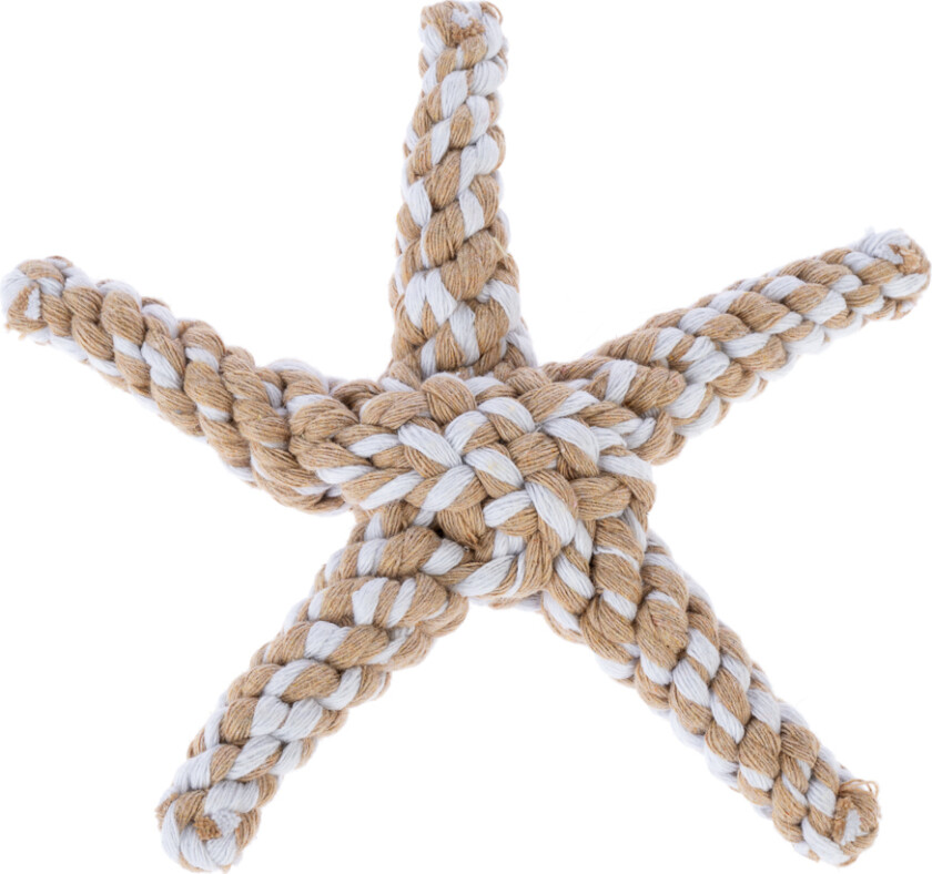 tau-leketøy sjøstjerne for hunder - L 15 x B 15 x H 3,5 cm