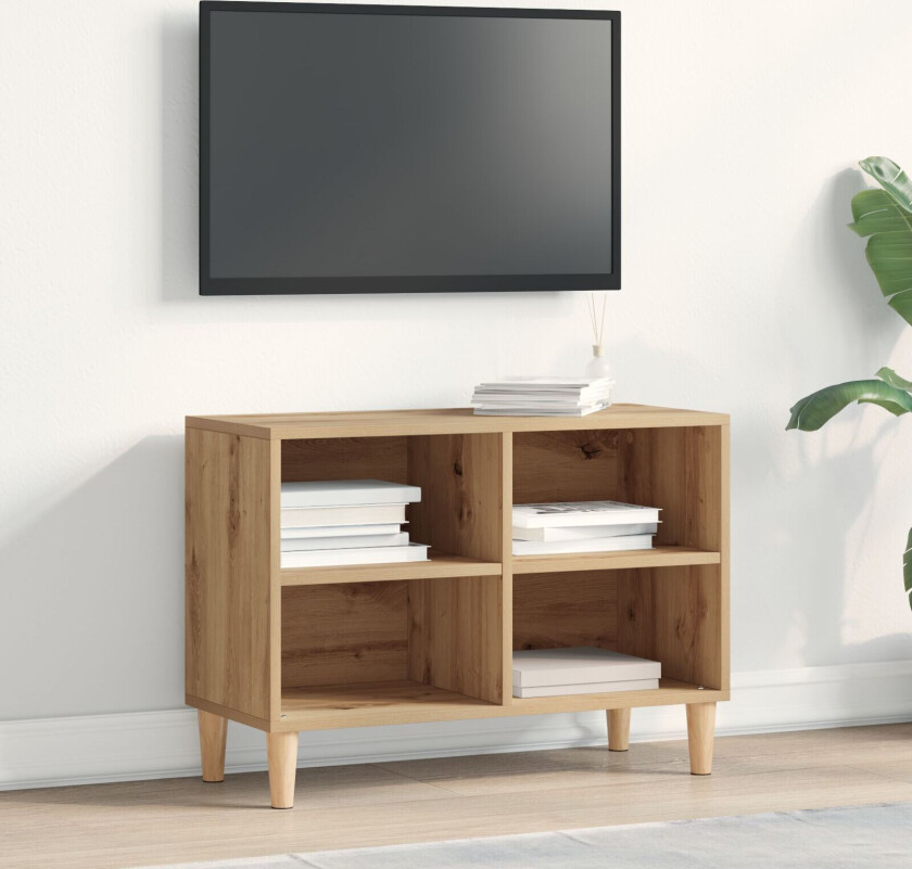 TV-skap Artisan Eik Konstruert Tre Vanlig Underholdningssenter