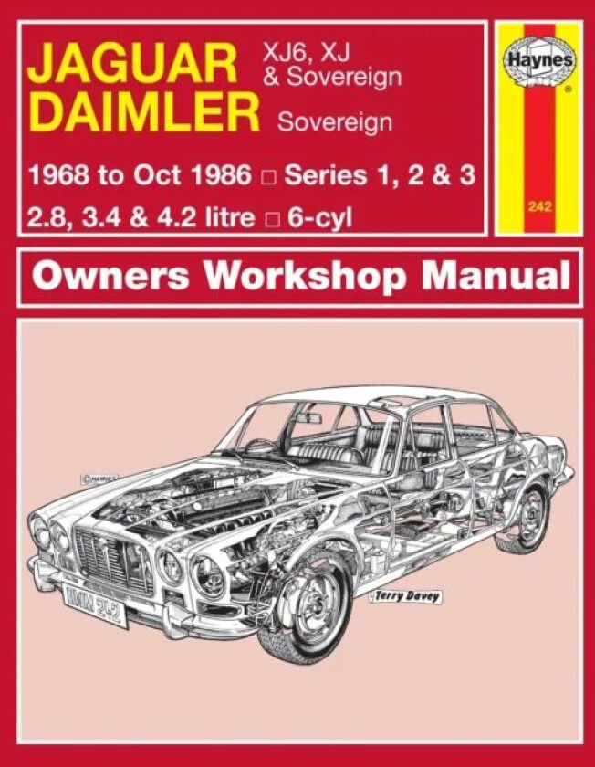 Jaguar XJ6, XJ & Sovereign; Daimler Sovereign (68 - Oct 86) Haynes Repair Manual av Haynes Publishing