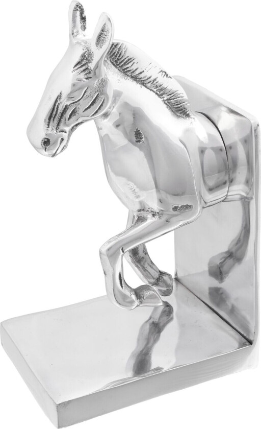 Bokstøtte Sett med 2 Sølv Aluminium 11 x 14 x 25 cm