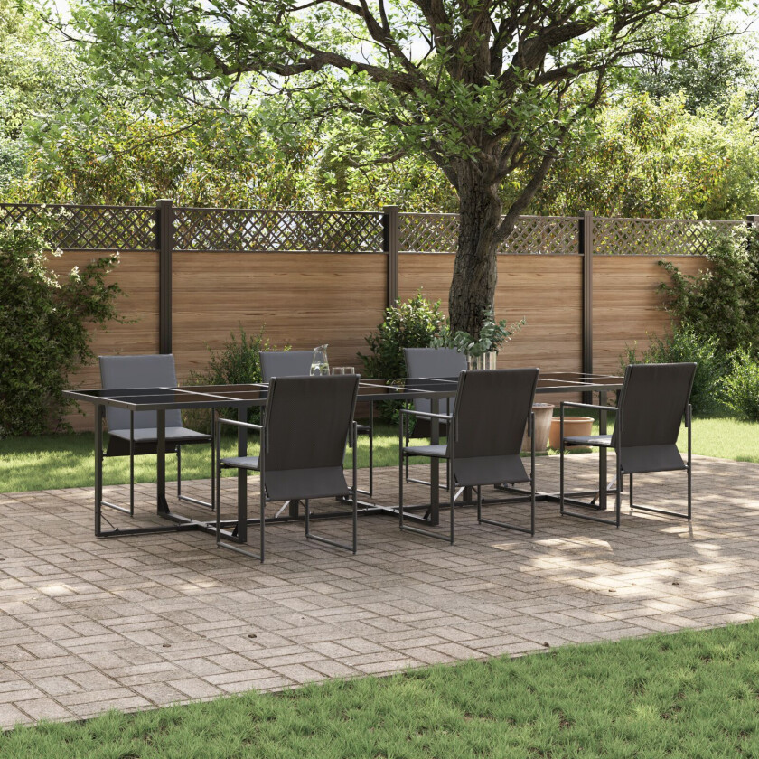 Sett med 3 Antrasitt Pulverlakkert stål Stor Holdbar