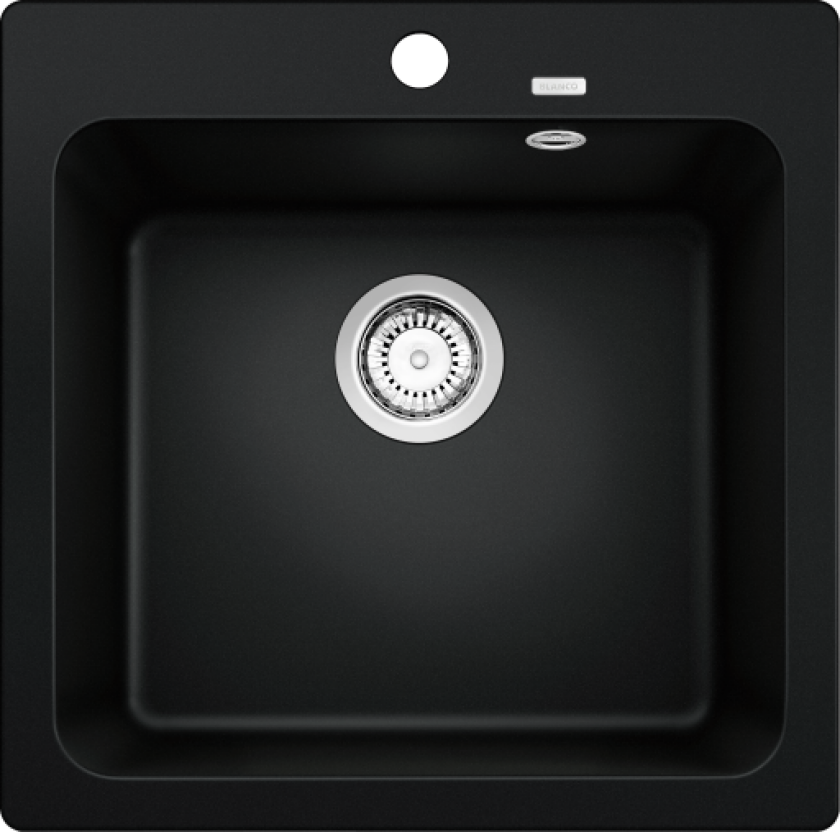 BLANCO NAYA 5 UX kjøkkenvask 51,5 x 51 cm Silgranit® svart