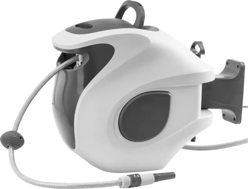 Slangetrommel med vannslange 30 m 1/2"