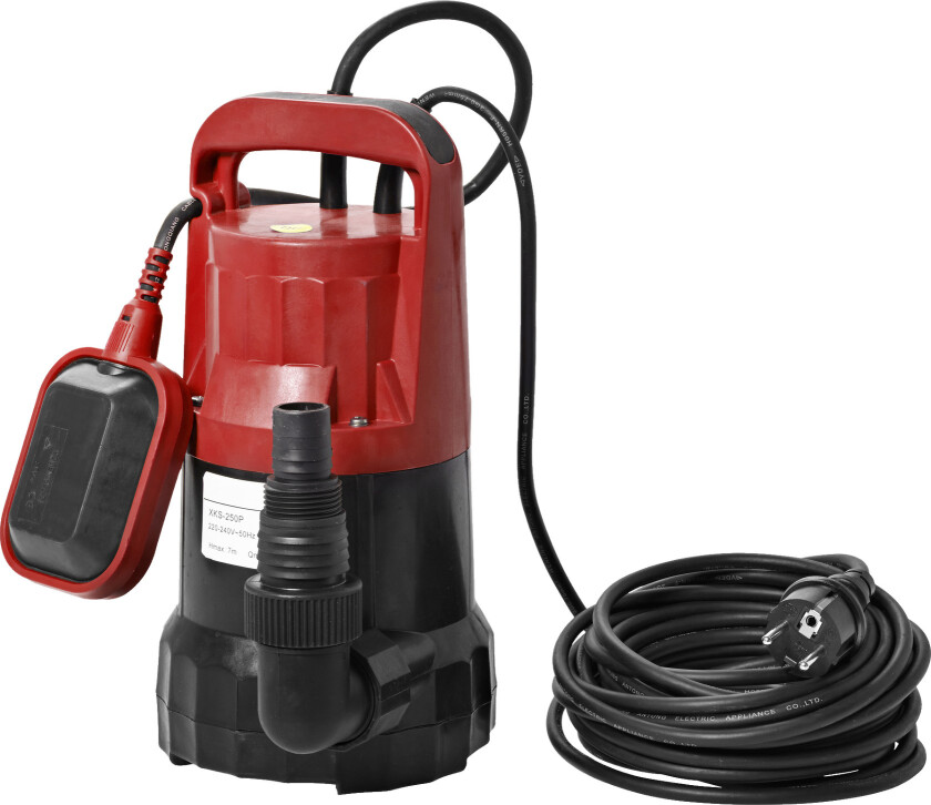 Senkbar pumpe 133 l/min 250 W