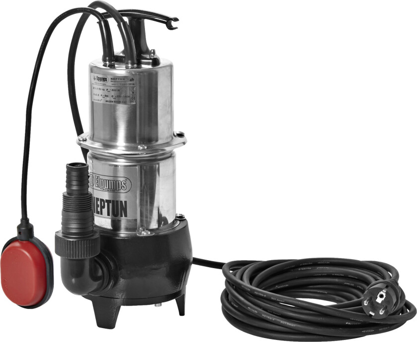 Senkbar pumpe Neptun 250 l/min 800 W