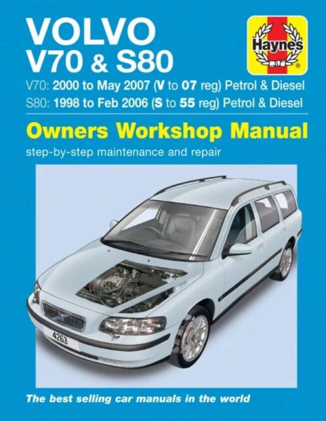 Volvo V70 / S80 Petrol & Diesel (98 - 07) Haynes Repair Manual av Haynes Publishing