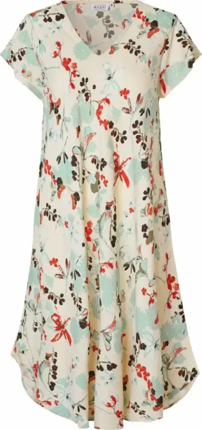 Dame, Kjoler, Flerfarget, 2XL