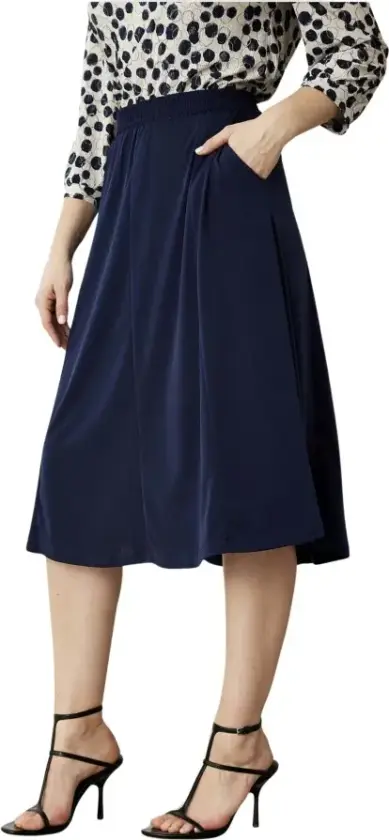 IN Front, Dame, Skjørt, Blå, M