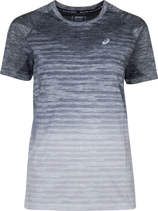 Asics Seamless Short Sleeve Top, t-skjorte, dame CARRIER GREY/GLACIER