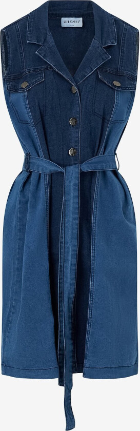 Skjortekjole Hope 786-Dress - Blå