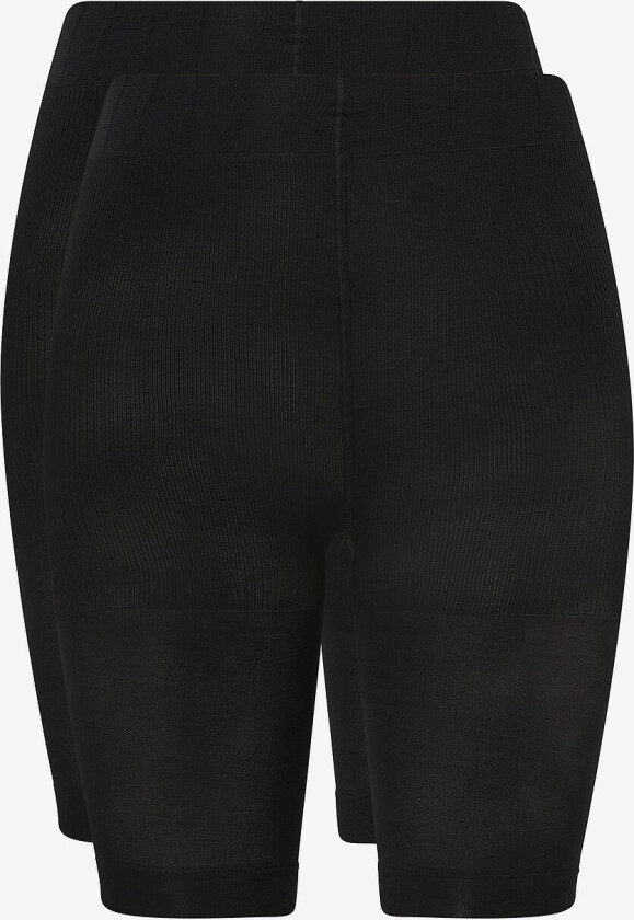 Leggings Shorts Push Up, 2 Pack 2-pakning - Svart