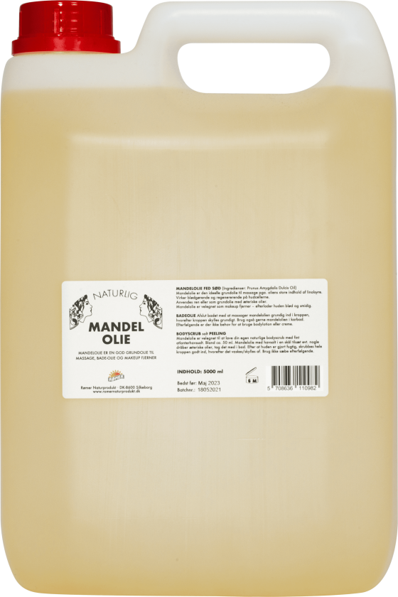 Naturlig Mandelolje Massasjeolje - 5 Liter