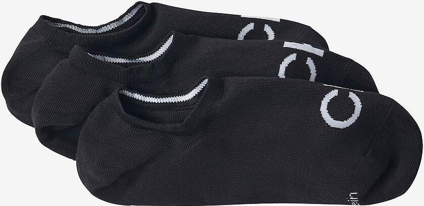 Ankelsokker CK Men Footie High Cut 3P Logo 3-pakning - Svart