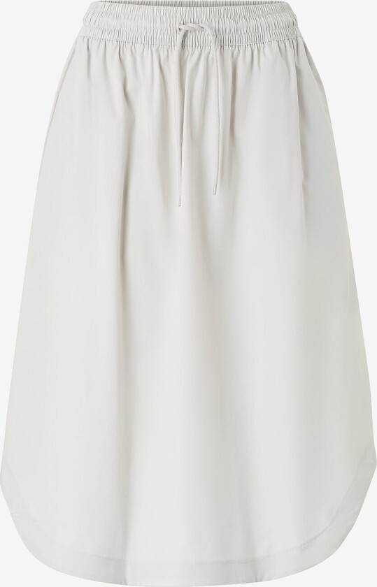 Skjørt Twill Midi Skirt - Grå