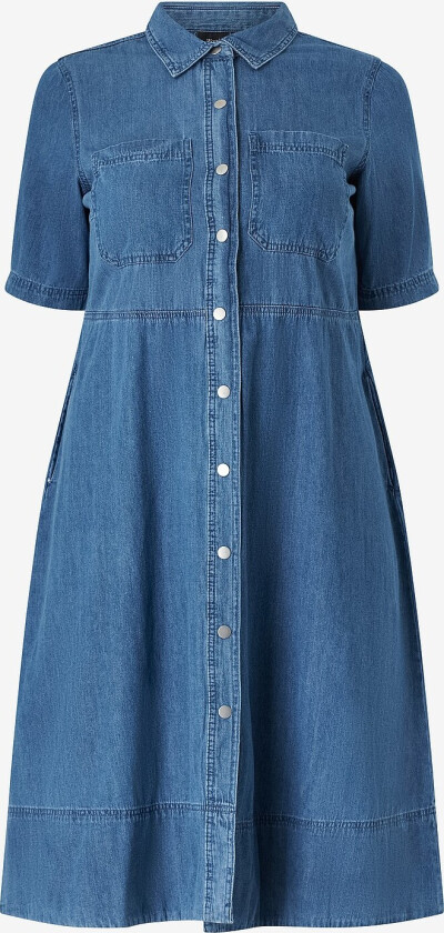 Denimkjole jKianta S/S Midi Dress - Blå
