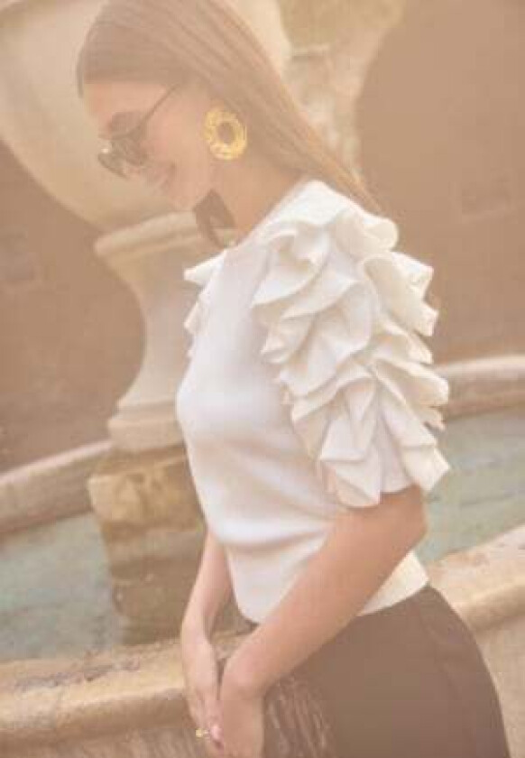 Objdiandra Knit 2/4 RE PULLOVE Cloud Dancer M