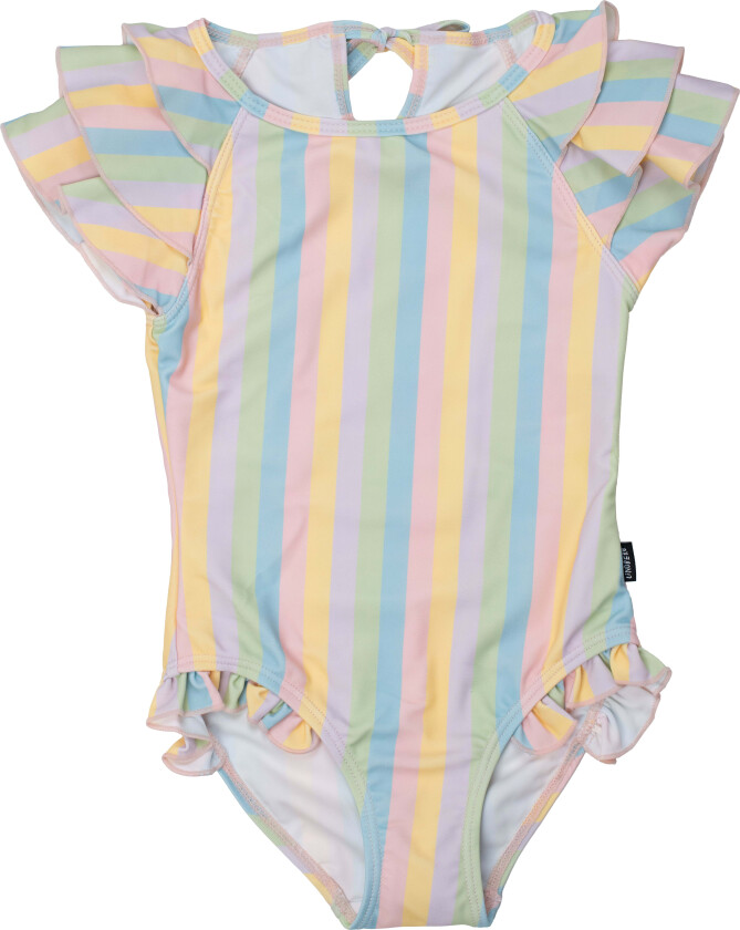 Gracie Badedrakt, Rainbow, 74-80 - Badetøy - Elastan,Nylon