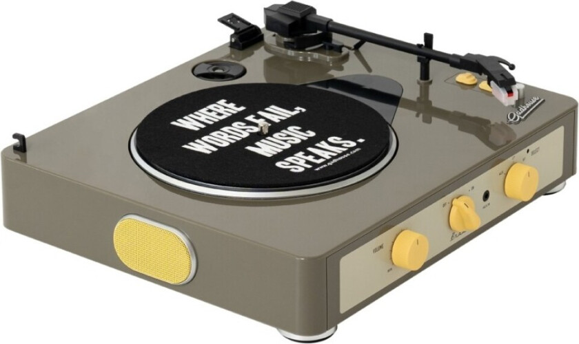 Brad MKII Record Player with Bluetooth Grey