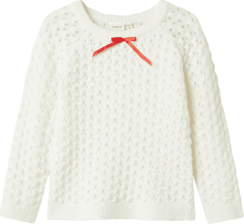 Name It Nmfdalone genser til småbarn, Cloud Dancer