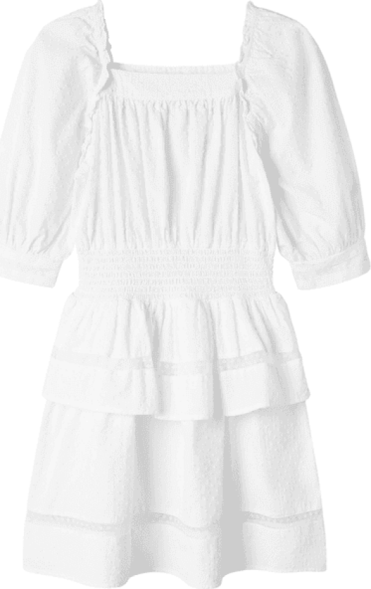 Name It Nkffatidias kjole til barn, Bright White