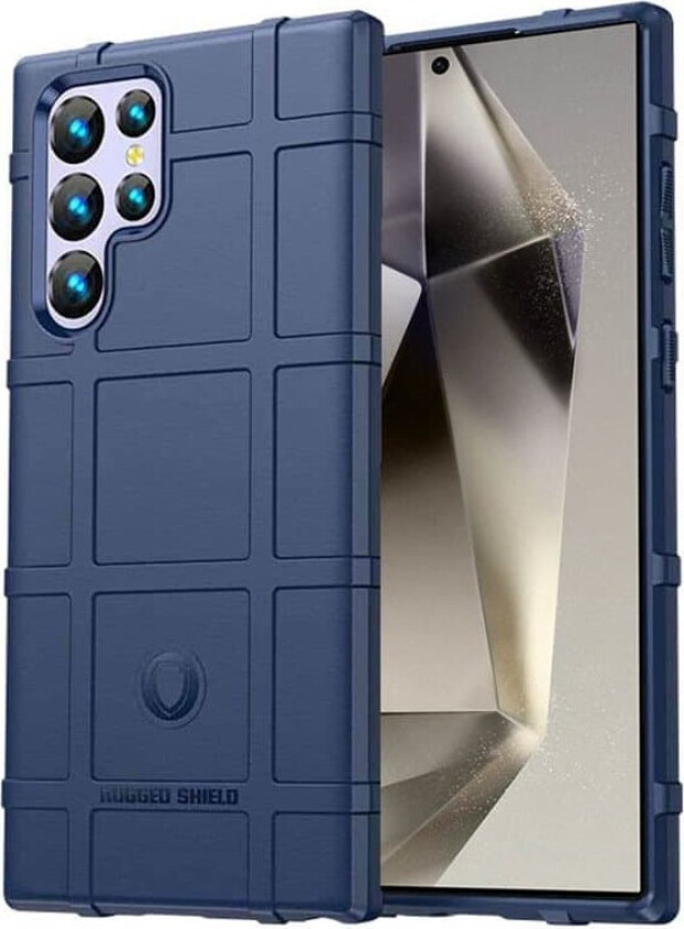 Rugged Shield deksel Samsung Galaxy S25 Ultra - Blå