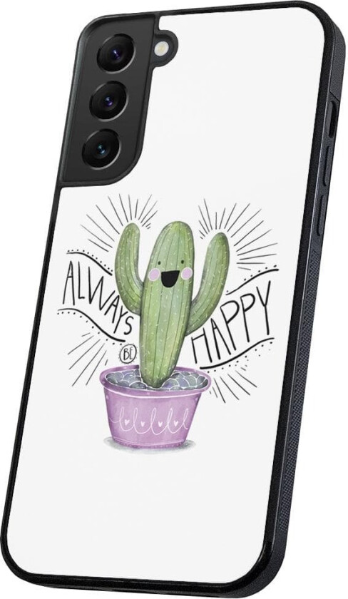 Samsung Galaxy S22 - Deksel/Mobildeksel Happy Cactus