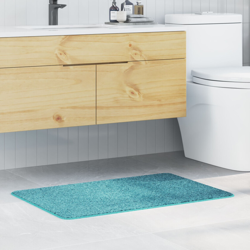 Tyrkisk Polyester 60 x 90 cm Badematte Rektangulær Moderne