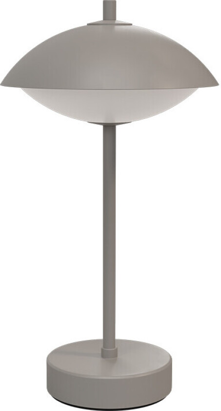 Clam Portable Bordlampe Nine Grey