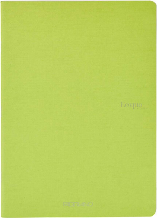 Notatbok EcoQua Original Stiftet A4 Linjert Lime