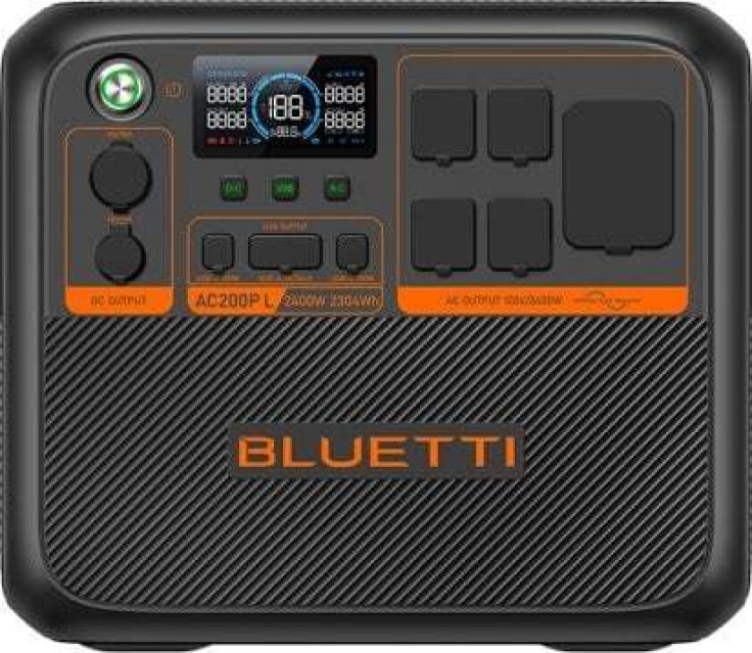 Bærbar Kraftstasjon Bluetti Ac200pl 2400W 2304Wh (P-Ac200pl-Eu-Gy-Bl-010)