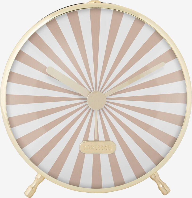 Vekkerklokke Candy Swirl flamingo - Brun