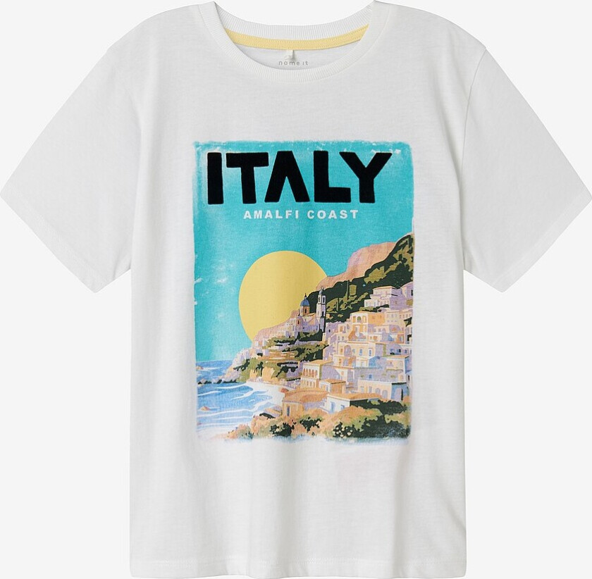 T-skjorte nkmFamma SS Nreg Top - Hvit