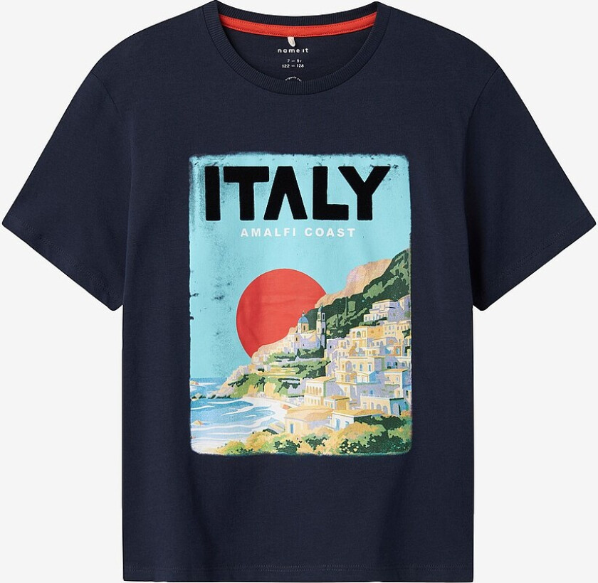 T-skjorte nkmFamma SS Nreg Top - Blå