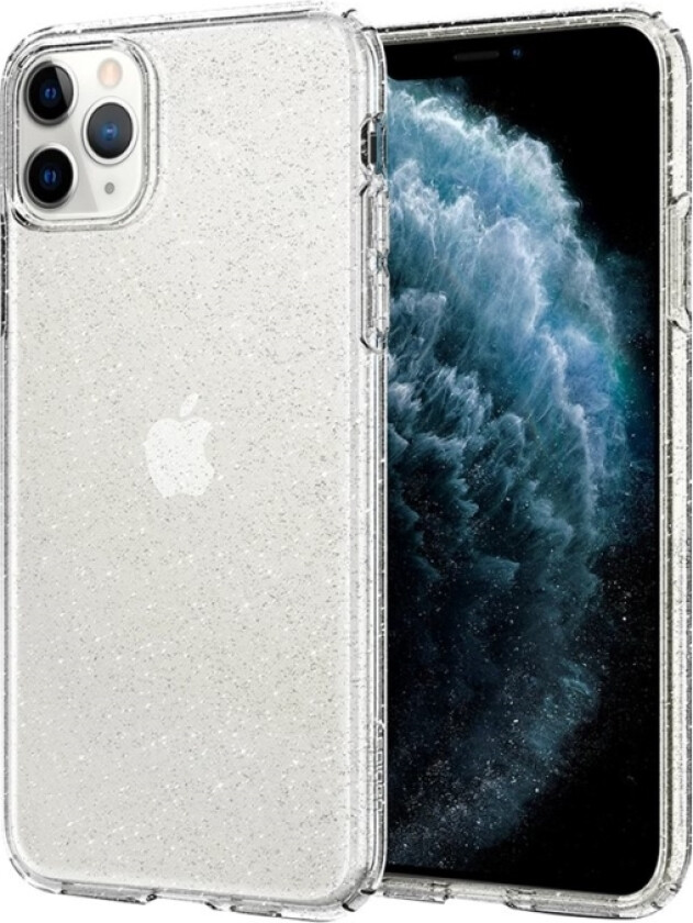 Liquid Crystal Glitter - Baksidedeksel For Mobiltelefon - Termoplast-Polyuretan (Tpu) - Krystallkvarts - For Apple Iphone 11 Pro