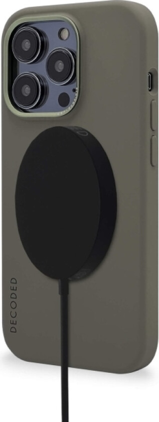 Dekodet - Magsafe-Kompatibel Iphone 14 Pro Beskyttelsesdeksel (Oliven)